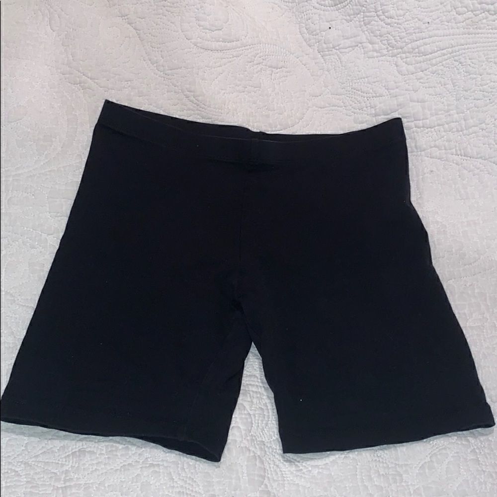Black bike shorts size S